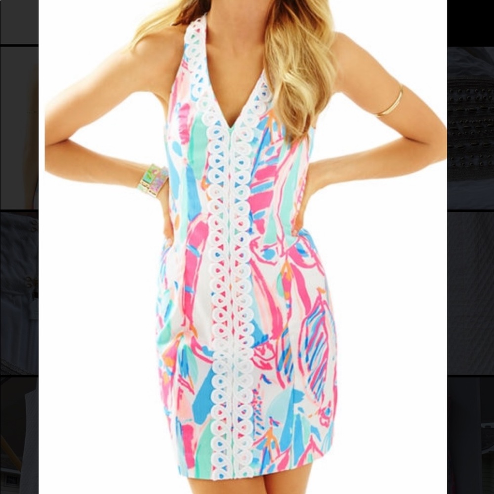Lilly Pulitzer Mini Out to Sea Lynn Shift Dress-10